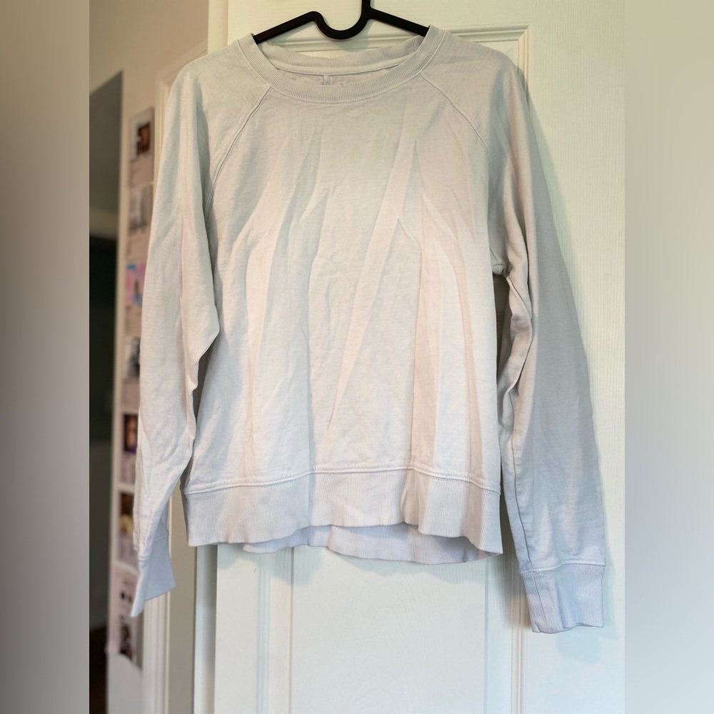 Athleta Light Gray Sweatshirt